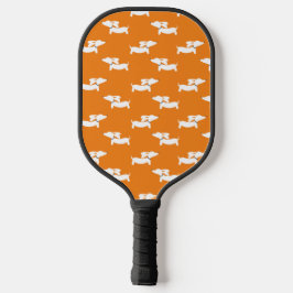 Dackel Love Pickleball Orange Pickleball Schläger