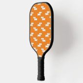Dackel Love Pickleball Orange Schläger (Links)