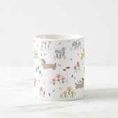 Dackel Lover Dog liebt Wildblume Kaffee Kaffeetasse (Mittel)