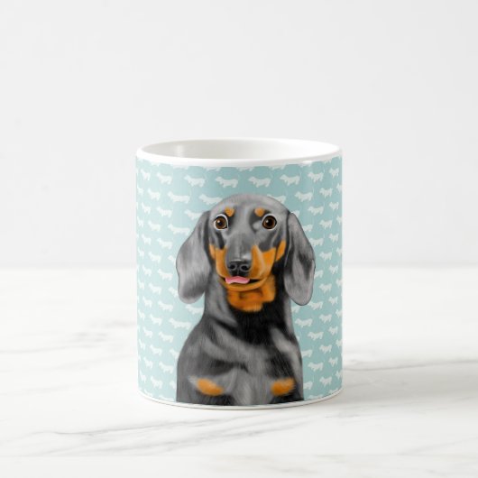 Dackel Lover Kaffee Tasse (Mittel)
