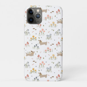 Dackel Lover Weiner Hunde Wurst Hunde Wildblume Case-Mate iPhone Hülle