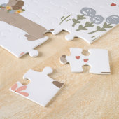 Dackel Lover Weiner Hunde Wurst Hunde Wildblume Puzzle (Seite)