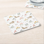 Dackel Lover Weiner Hunde Wurst Hunde Wildblume Rechteckiger Pappuntersetzer (angewinkelt)