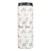 Dackel Lover Weiner Hunde Wurst Hunde Wildblume Thermosbecher (Rückseite)