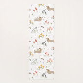 Dackel Lover Weiner Hunde Wurst Hunde Wildblume Yogamatte (Rückseite)
