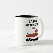 Dackel Lover's Distraction Tasse (VorderseiteRechts)