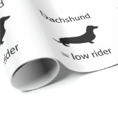 Dackel = Lowrider Geschenkpapier (Rolleneckpunkt)