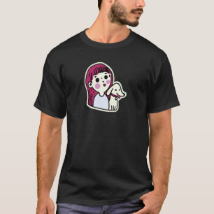 Dackel Mädchen Hund Niedliche Dackel Männer Frauen T-Shirt