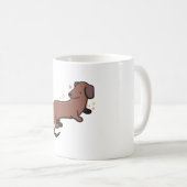 Dackel Magic Kaffeetasse (VorderseiteRechts)