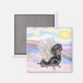 Dackel Magnet (Vorderseite/Rückseite)