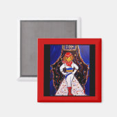 Dackel Magnet (Vorderseite/Rückseite)