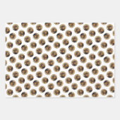 Dackel Malen von Drahthaarfalten, Schwarz & Tan Hu Geschenkpapier Set (Vorderseite 2)