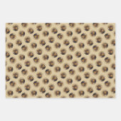 Dackel Malen von Drahthaarfalten, Schwarz & Tan Hu Geschenkpapier Set (Vorderseite)