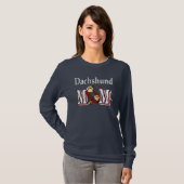 Dackel Mama Bekleidung T-Shirt (Vorne ganz)