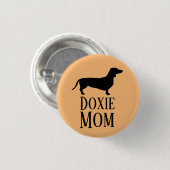 Dackel Mama Button (Vorne & Hinten)
