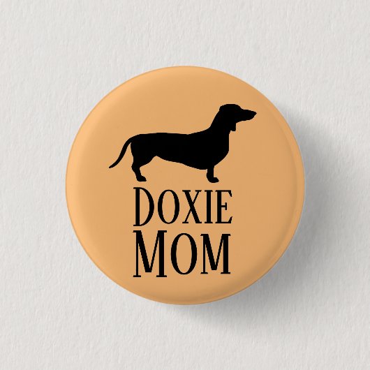 Dackel Mama Button (Vorderseite)
