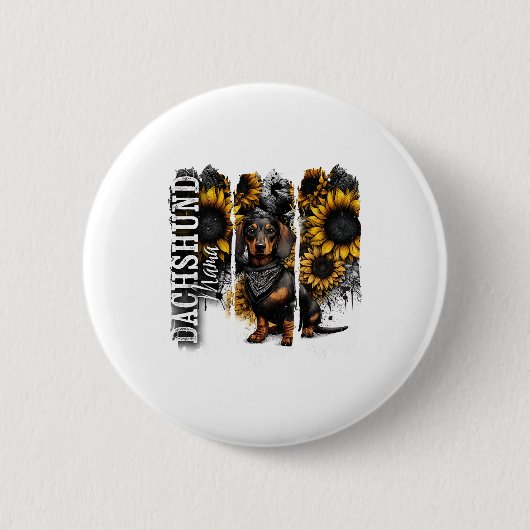 Dackel Mama Button (Vorderseite)