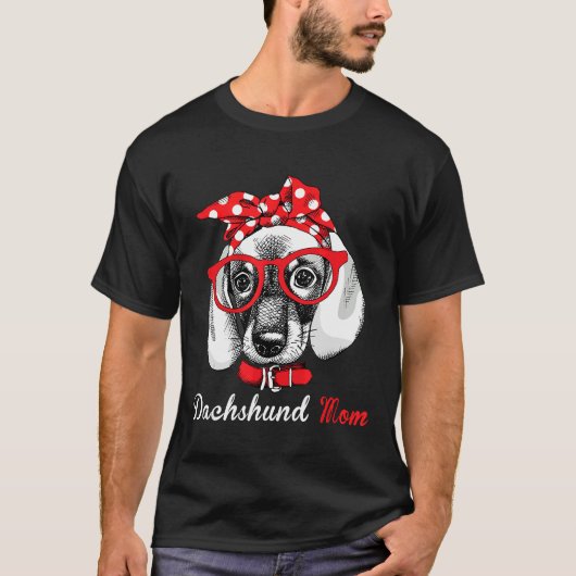 Dackel Mama Dackel Dackel T-Shirt (Vorderseite)