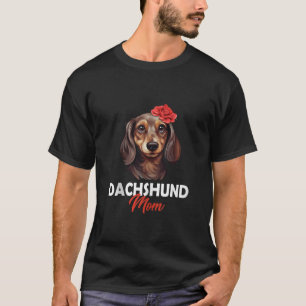 Dackel Mama Dackel Hühner Hund Lover Mutter T-Shirt
