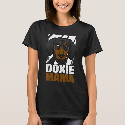 Dackel Mama Dackel Mama T-Shirt (Vorderseite)