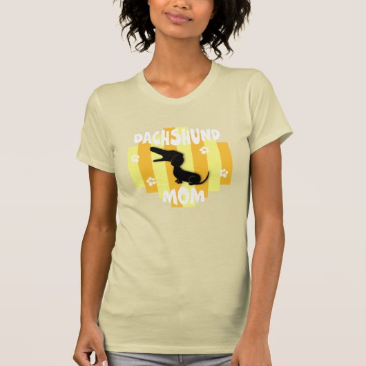 Dackel-Mama-Dunkelheits-T - Shirt (Vorderseite)