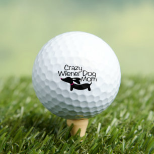 Dackel Mama Golfer Geschenk für Dackel Hunde Mamas Golfball