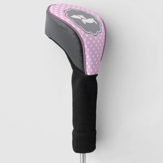Dackel Mama Golfer Geschenk Rosa Kopfbedeckung Hol Golf Headcover (angewinkelt)