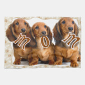 Dackel MAMA Handtuch (Horizontal)