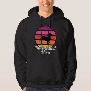 Dackel Mama I Retro Dackel Mama Hoodie