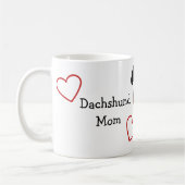 Dackel-Mama Kaffeetasse (Links)