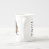 Dackel-Mama-Knochen-China-Tasse Porzellantasse (Rückseite)