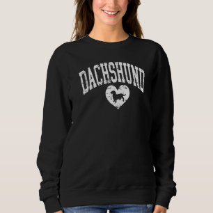 Dackel Mama Mama für Frauen Weiner Dog Mama Lady Sweatshirt