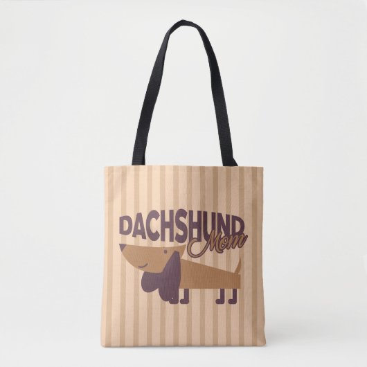 Dackel Mama Mehrdruck-Tasche Tasche (Vorderseite)