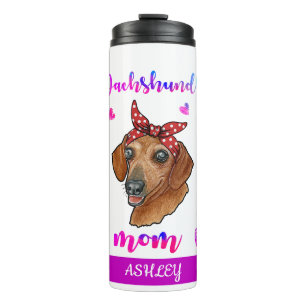 Dackel Mama Niedlich Muttertag Hund Lover Thermosbecher