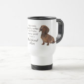 Dackel-Mama-Reise-Tasse Reisebecher (VorderseiteRechts)