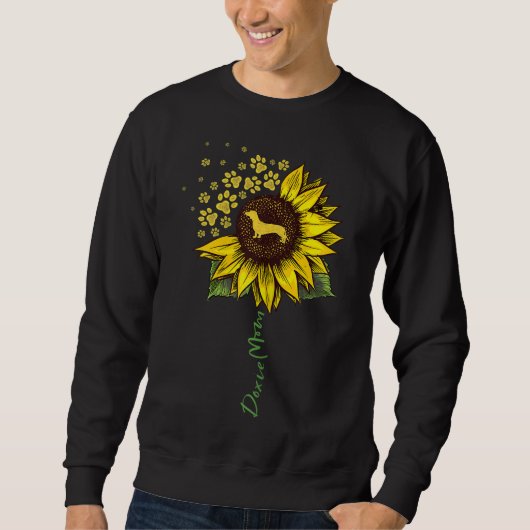 Dackel Mama Sonnenblumen Dackel Lover Gaben Hunde  Sweatshirt (Vorderseite)