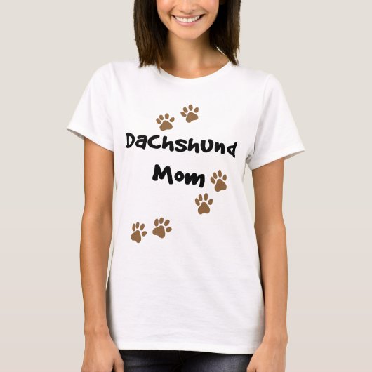 Dackel-Mama T-Shirt (Vorderseite)