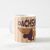 Dackel Mama Tasse (Vorderseite Links)