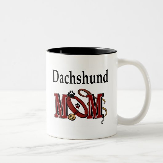 Dackel Mama Tasse (Rechts)