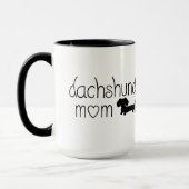Dackel Mama Tasse für Dackel Hunde Liebhaber (Links)