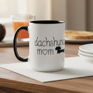 Dackel-Mama-Tasse für Wiener-Hund-Liebhaber Tasse