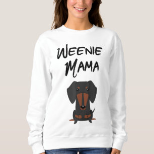 Dackel Mama Weiner dog Womens Sweatshirt