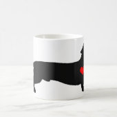 Dackel-männliche Schatz-Tasse Kaffeetasse (Mittel)