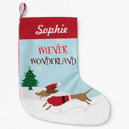 Dackel-Märchenland personalisiert Kleiner Weihnachtsstrumpf