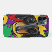 DACKEL MARDI GRAS Case-Mate iPhone HÜLLE (Rückseite (Horizontal))