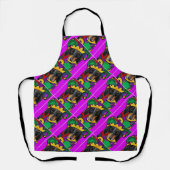 DACKEL MARDI GRAS SCHÜRZE (Vorderseite)