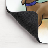 Dackel-Mausunterlage Mousepad (Ecke)