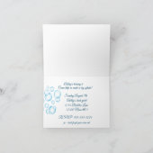 Dackel Meerjungfrau Schwimmbad Party Einladungen (Innenseite)