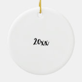 Dackel Mein bester Freund, eigener Name Keramik Ornament (Hinten)