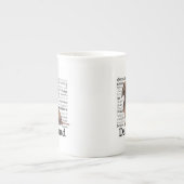 Dackel-Merkmal-Tasse Porzellantasse (Vorderseite)